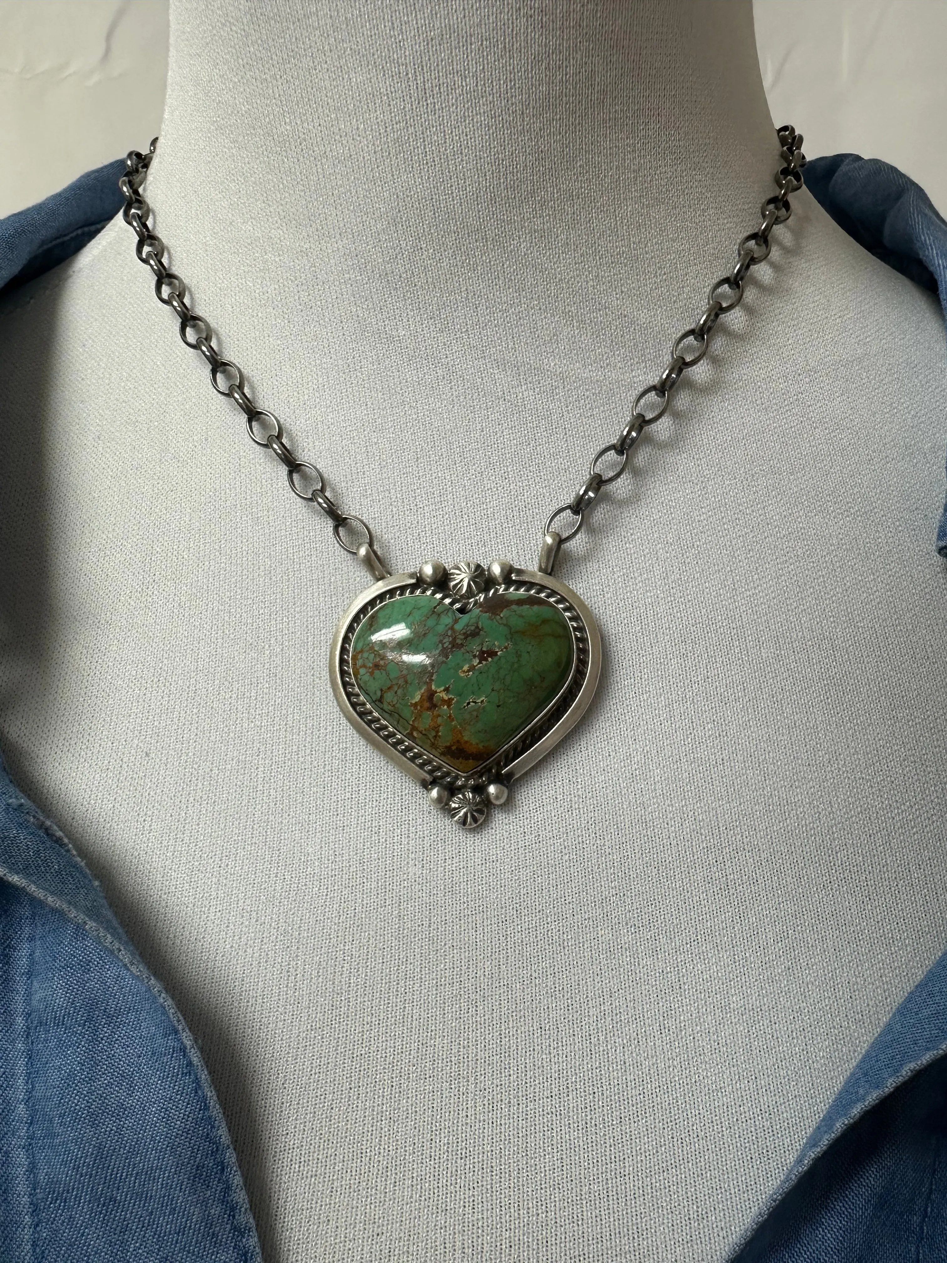 Kingman Heart Necklace