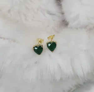 Kiss Emerald Earrings