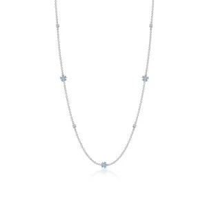 Lafonn 0.81 CTW Mini Flower Station Necklace