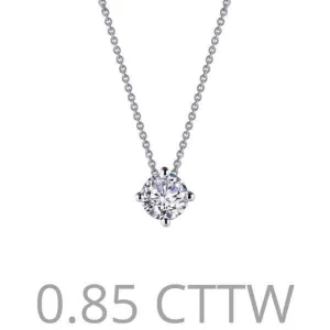 Lafonn 0.85 Carat Classic Four Prong Simulated Round Cut Diamond Solitaire