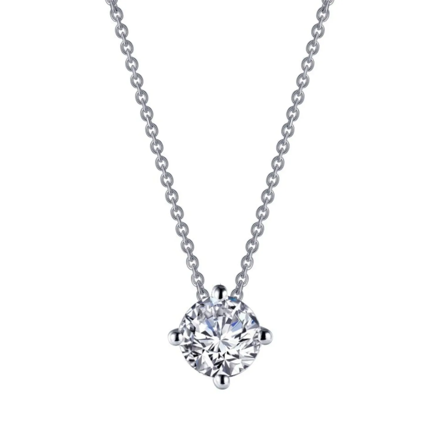 Lafonn 0.85 Carat Classic Four Prong Simulated Round Cut Diamond Solitaire