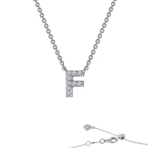 Lafonn Letter F Pendant Necklace