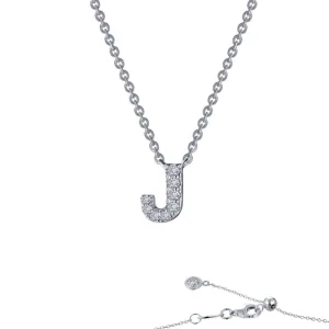 Lafonn Letter J Pendant Necklace
