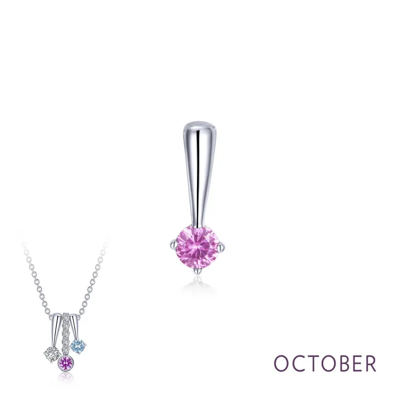 Lafonn October Birthstone Love Pendant
