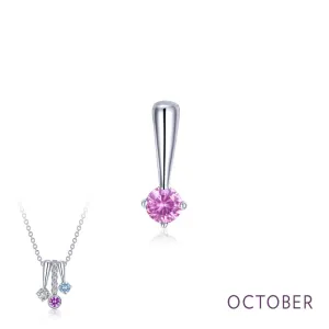 Lafonn October Birthstone Love Pendant