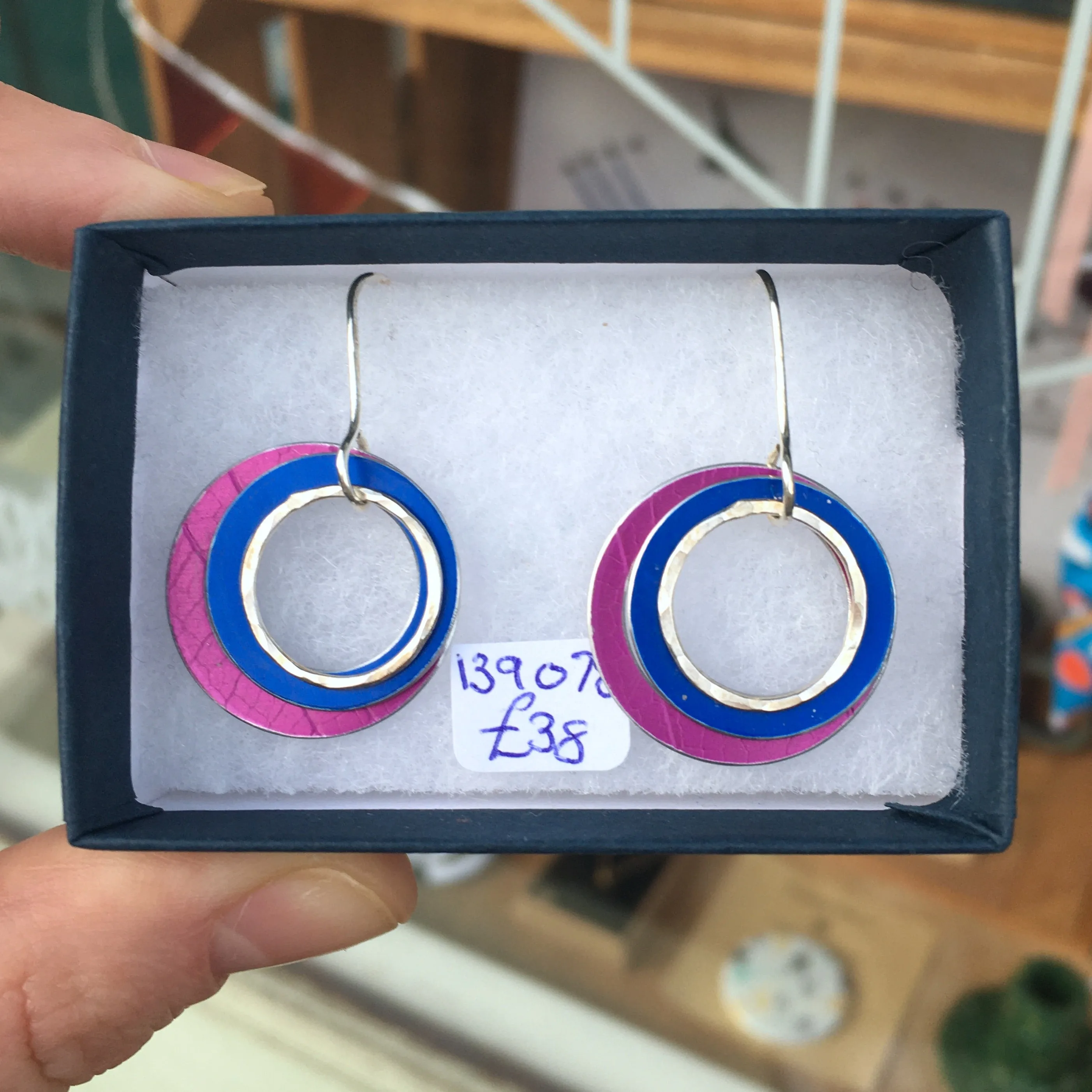 Large Ripple Earrings