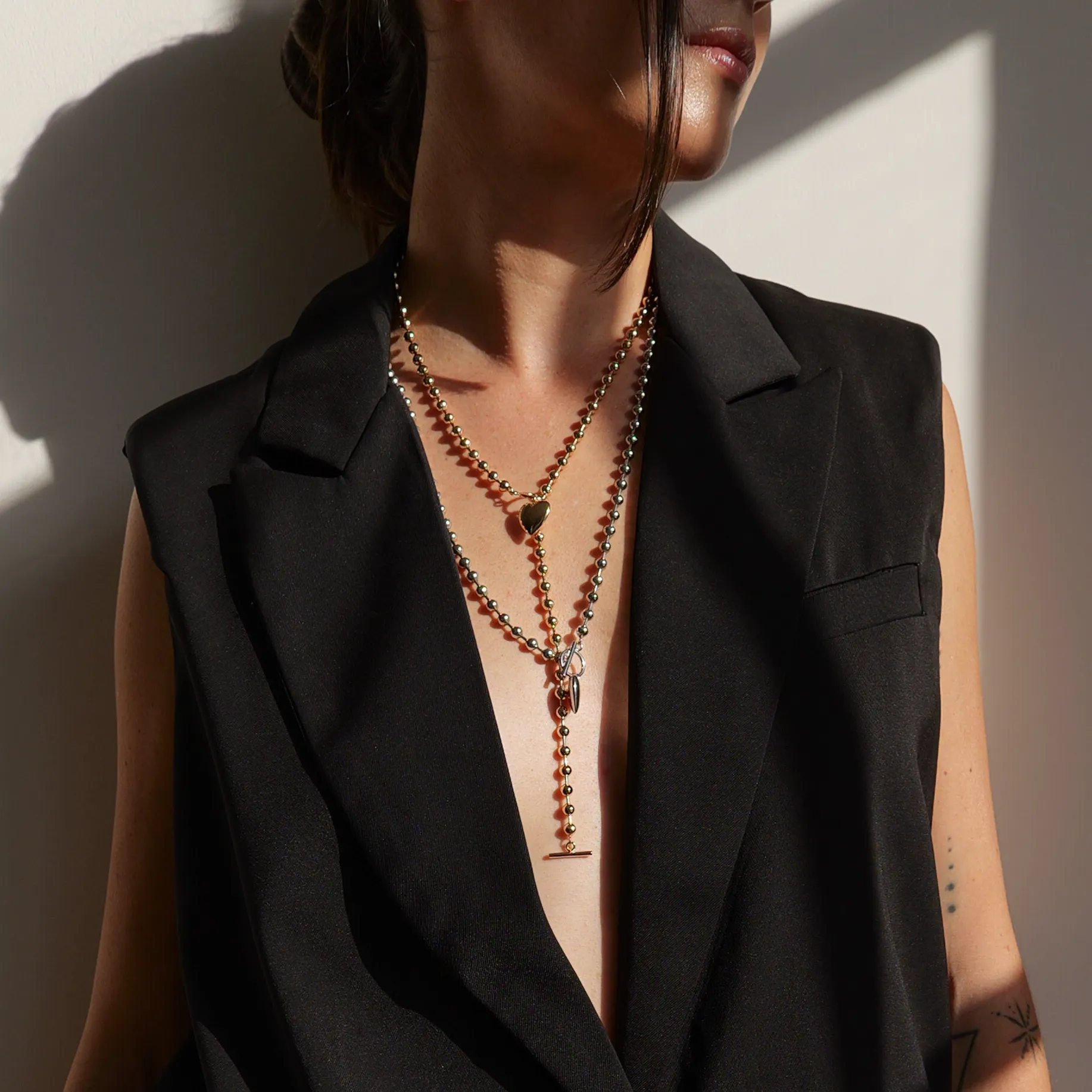 Le Bébé Heart Toggle Necklace