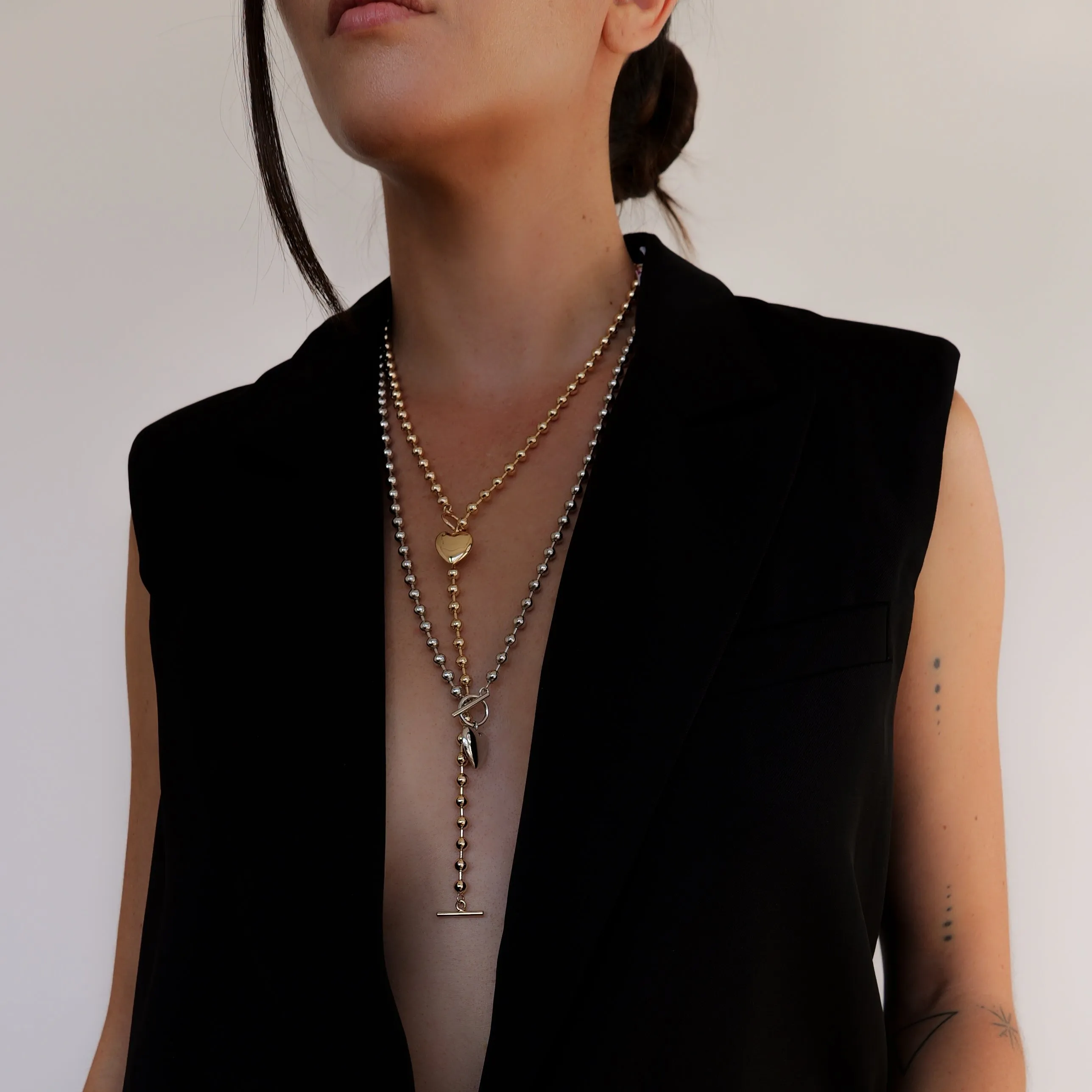 Le Bébé Heart Toggle Necklace