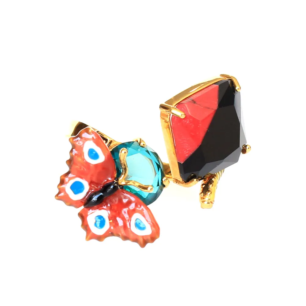 Les Nereides Adjustable Obscurite Ostentoire Ring