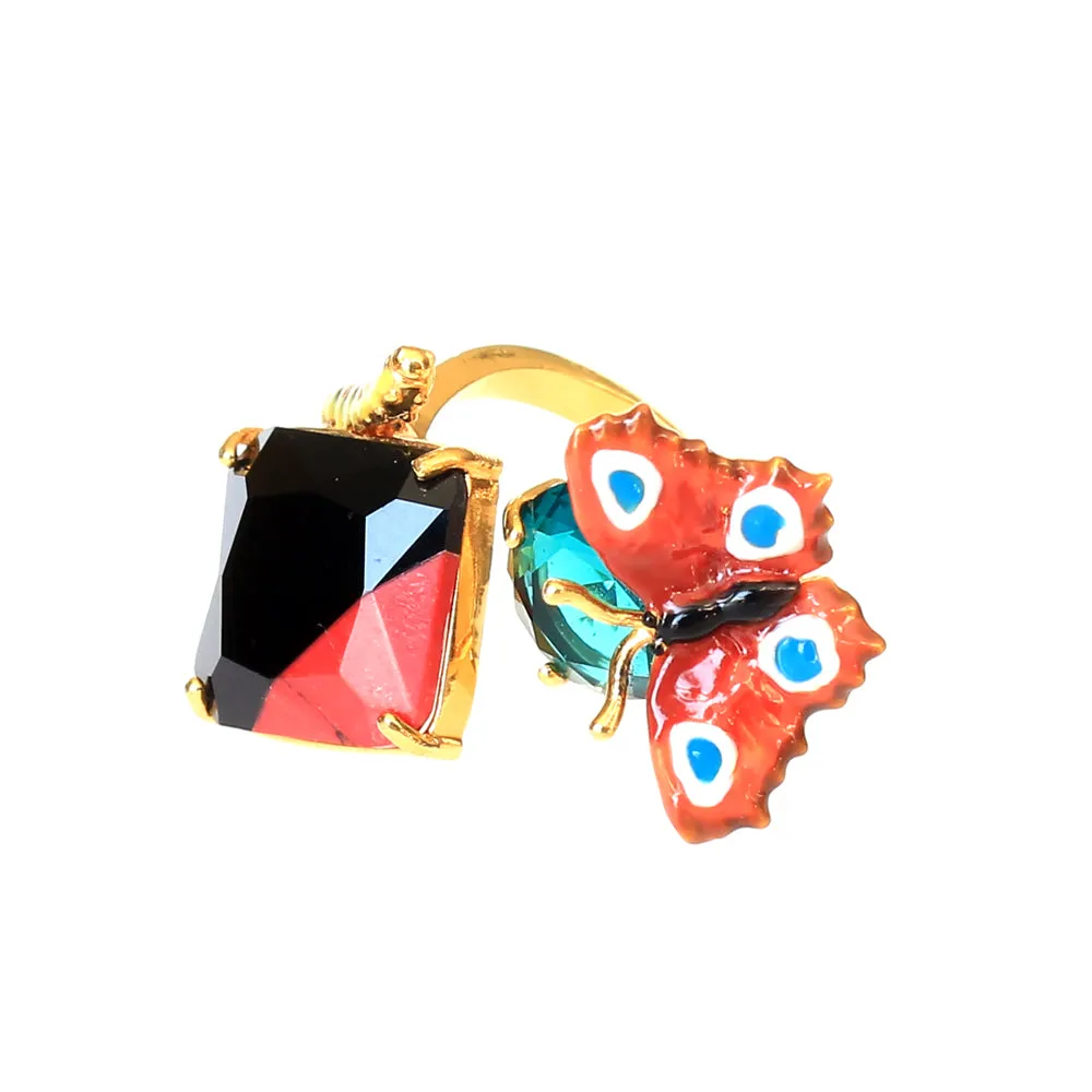 Les Nereides Adjustable Obscurite Ostentoire Ring