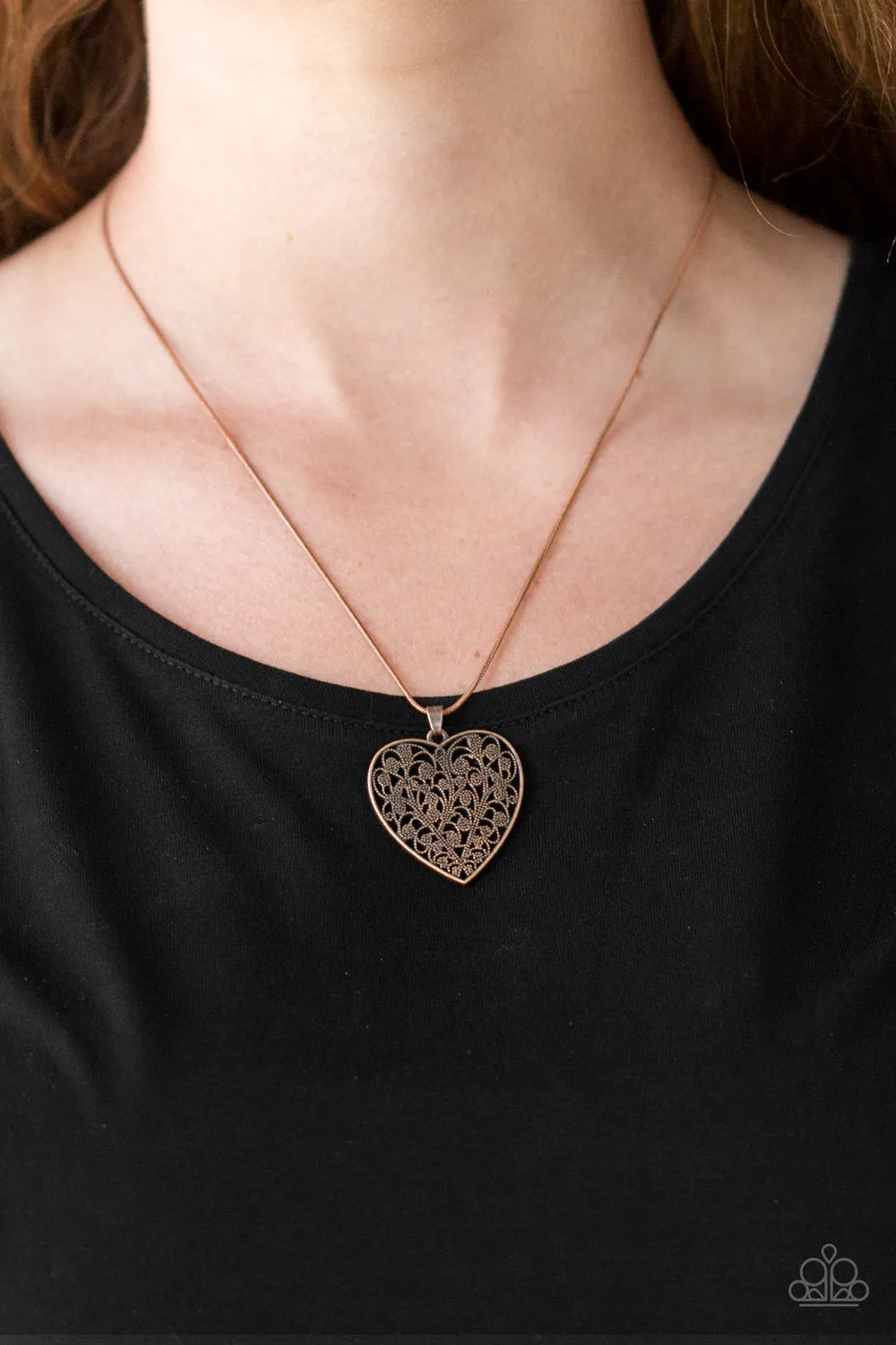 Look Into Your Heart - Copper (Heart) Necklace