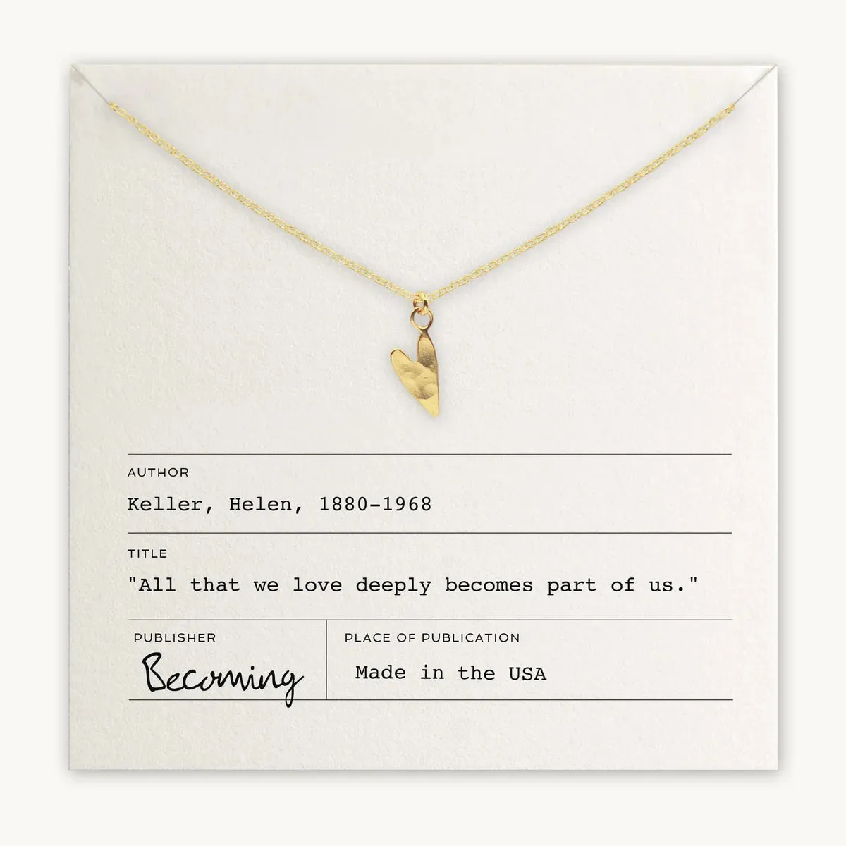 Love Deeply Necklace
