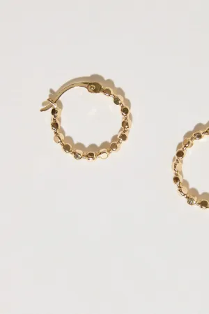 Love Winter Seed Hoop Earrings