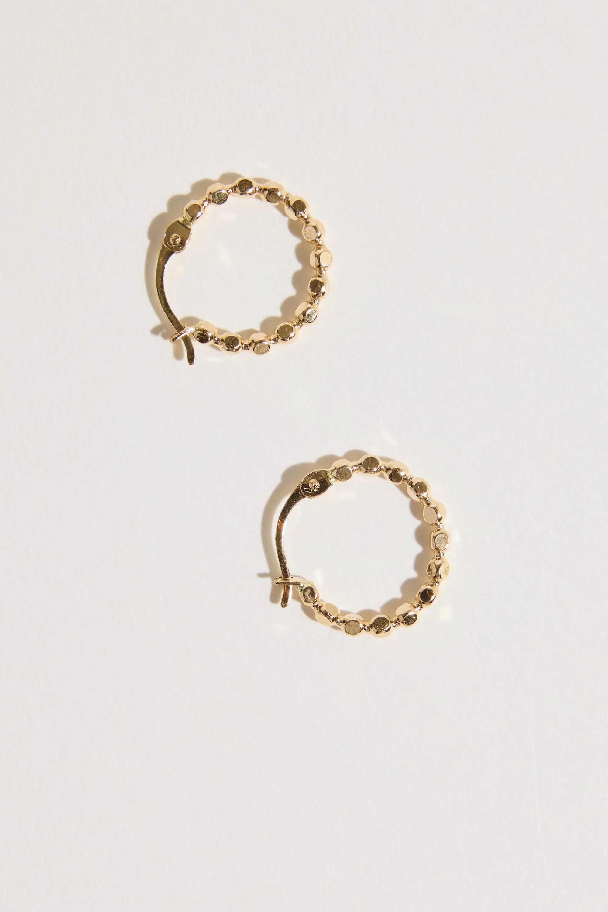Love Winter Seed Hoop Earrings