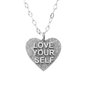 Love Yourself Silver Necklace