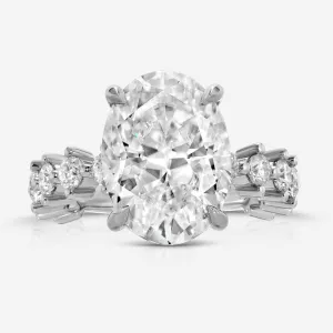 Madison (6.2ct) Oval Engagement Ring ( ) Hidden Halo