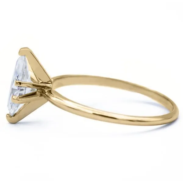 Marquise Moissanite 6 Prongs FANCY Solitaire Ring