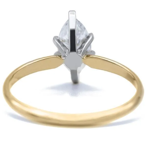 Marquise Moissanite 6 Prongs FANCY Solitaire Ring