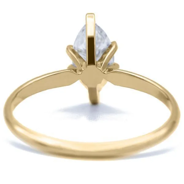 Marquise Moissanite 6 Prongs FANCY Solitaire Ring