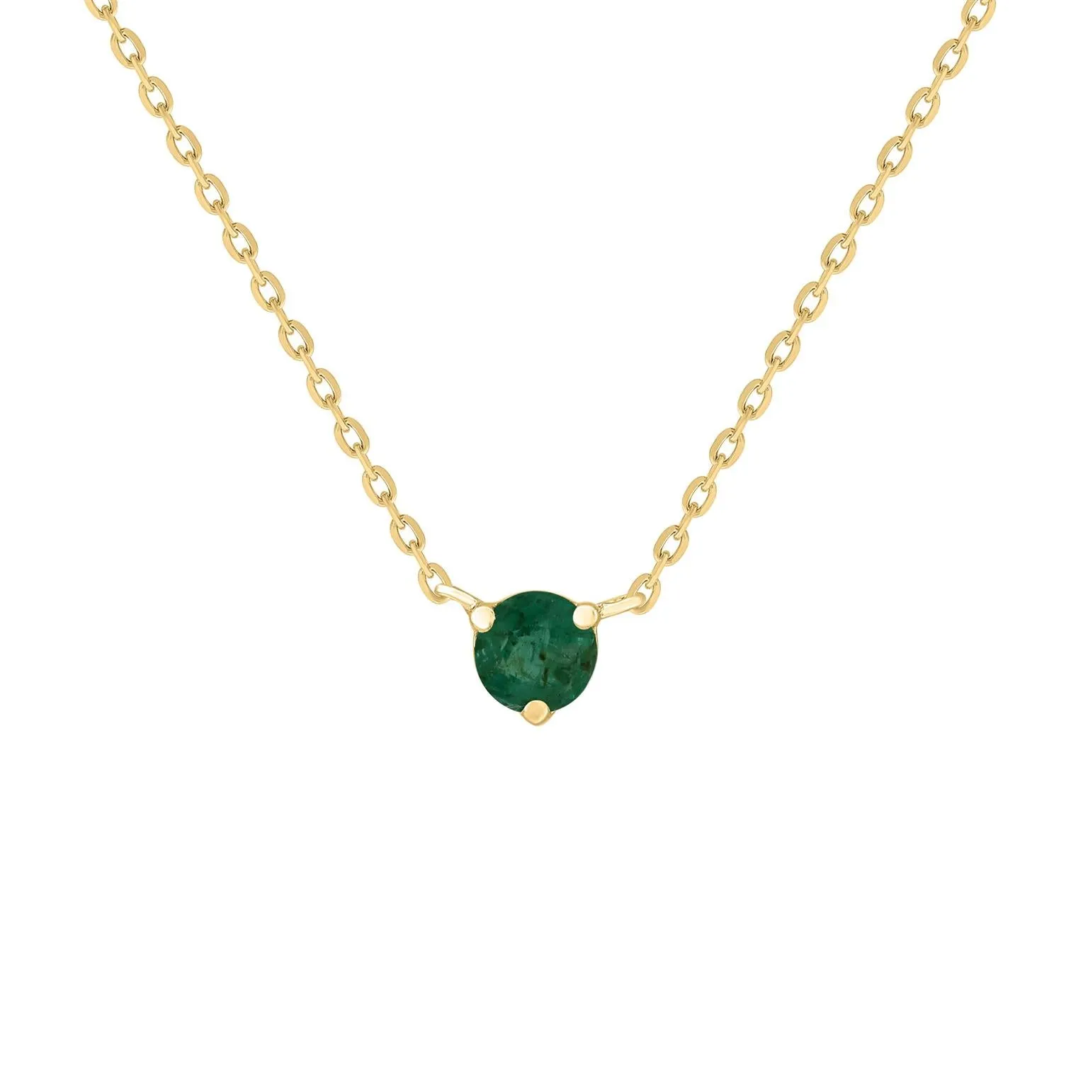 Martini Solitaire in Precious Colored Gems