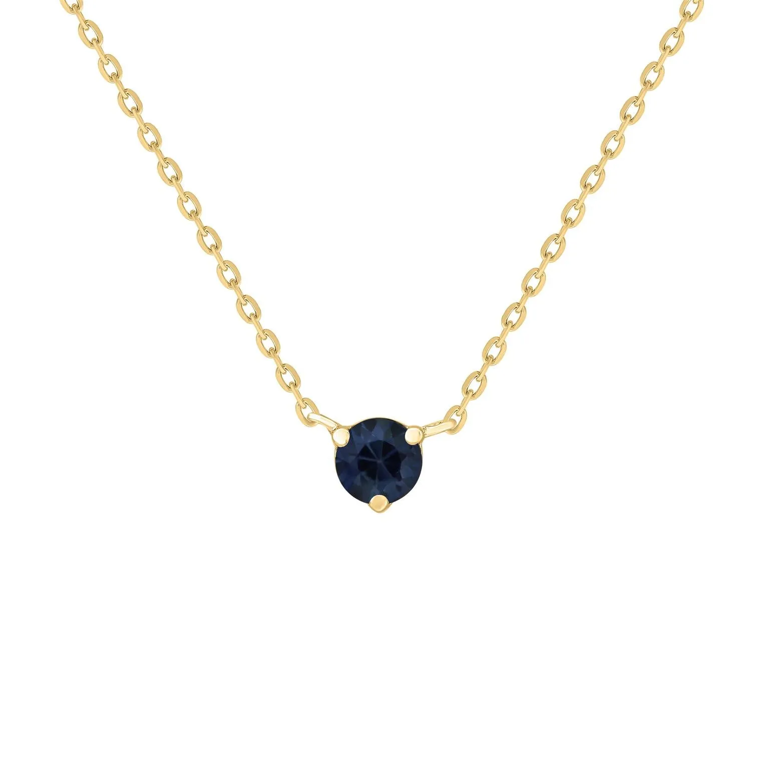 Martini Solitaire in Precious Colored Gems