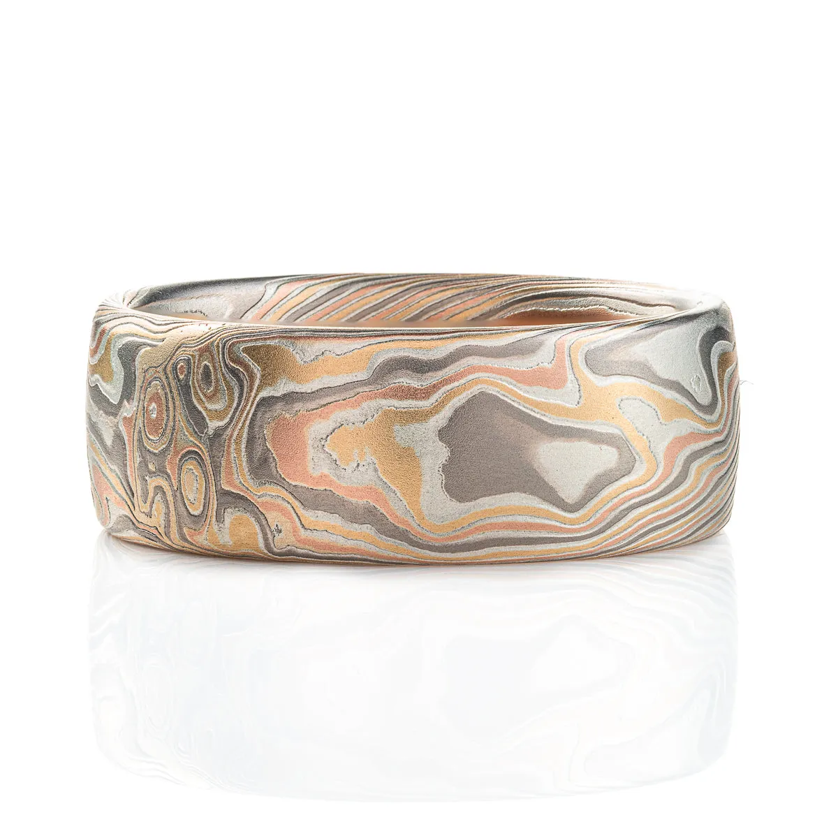 Matching Mokume Gane Wedding Rings