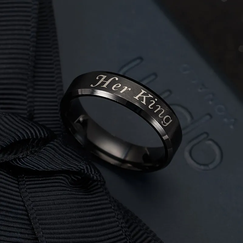 Matching Rings for Couples - Sterling Silver Promise Rings