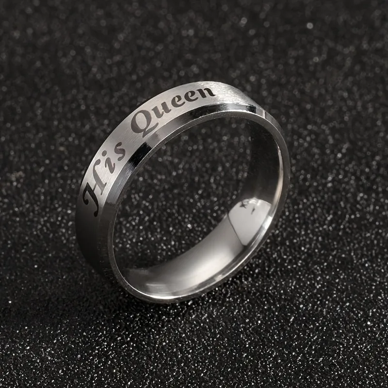 Matching Rings for Couples - Sterling Silver Promise Rings