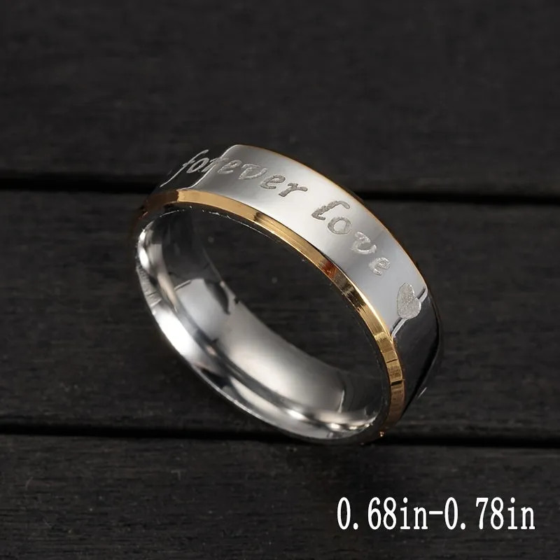 Matching Rings for Couples - Sterling Silver Promise Rings
