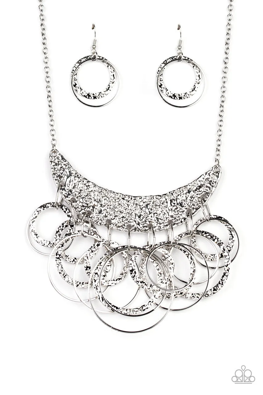 Metro Eclipse Silver Paparazzi Necklace