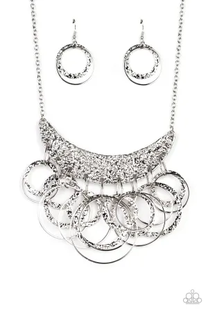 Metro Eclipse Silver Paparazzi Necklace