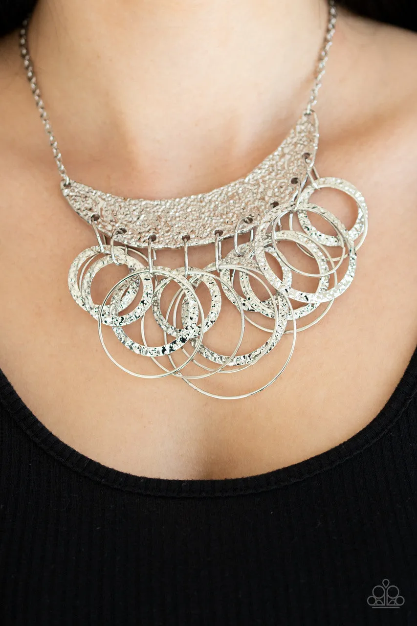 Metro Eclipse Silver Paparazzi Necklace
