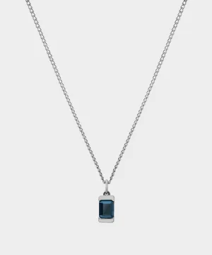 Miansai Valor Topaz Necklace in Sterling Silver
