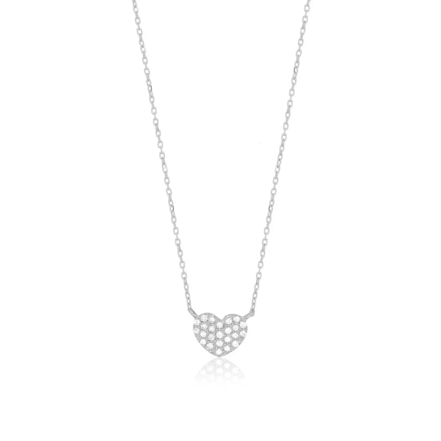 Mini Diamond Heart Necklace