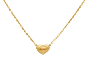 Mini Puffed Heart Necklace