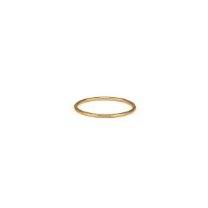 Mirage Hammered Gold Fine Band Ring