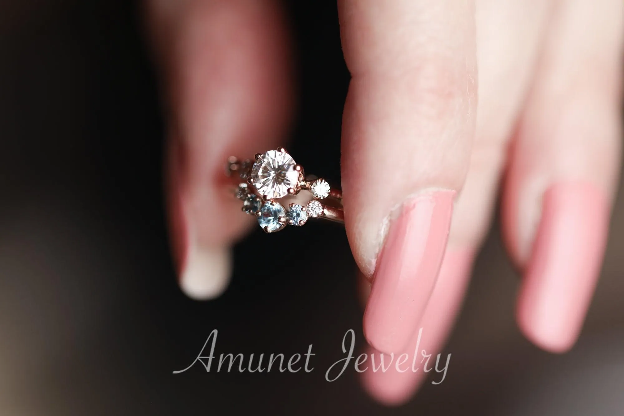 Montana sapphire wedding band, sapphire wedding band , engagement ring, diamond ring,teal sapphire.