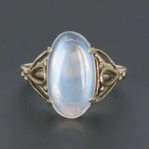 Moonstone Ring | Soviet Moonstone Ring