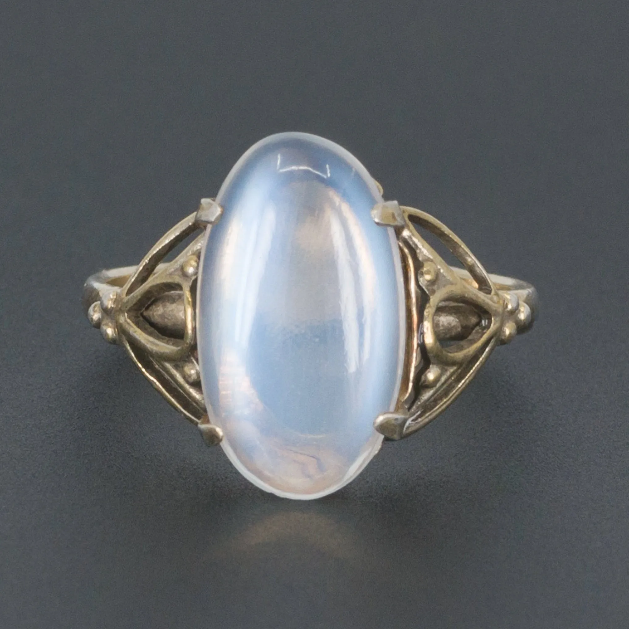 Moonstone Ring | Soviet Moonstone Ring