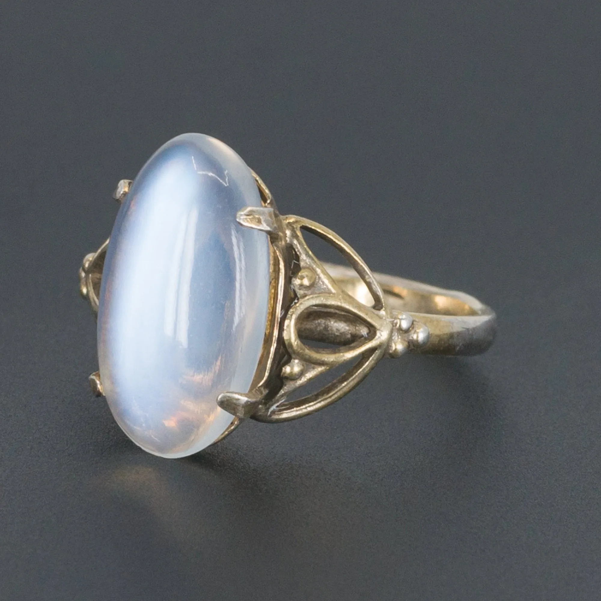 Moonstone Ring | Soviet Moonstone Ring