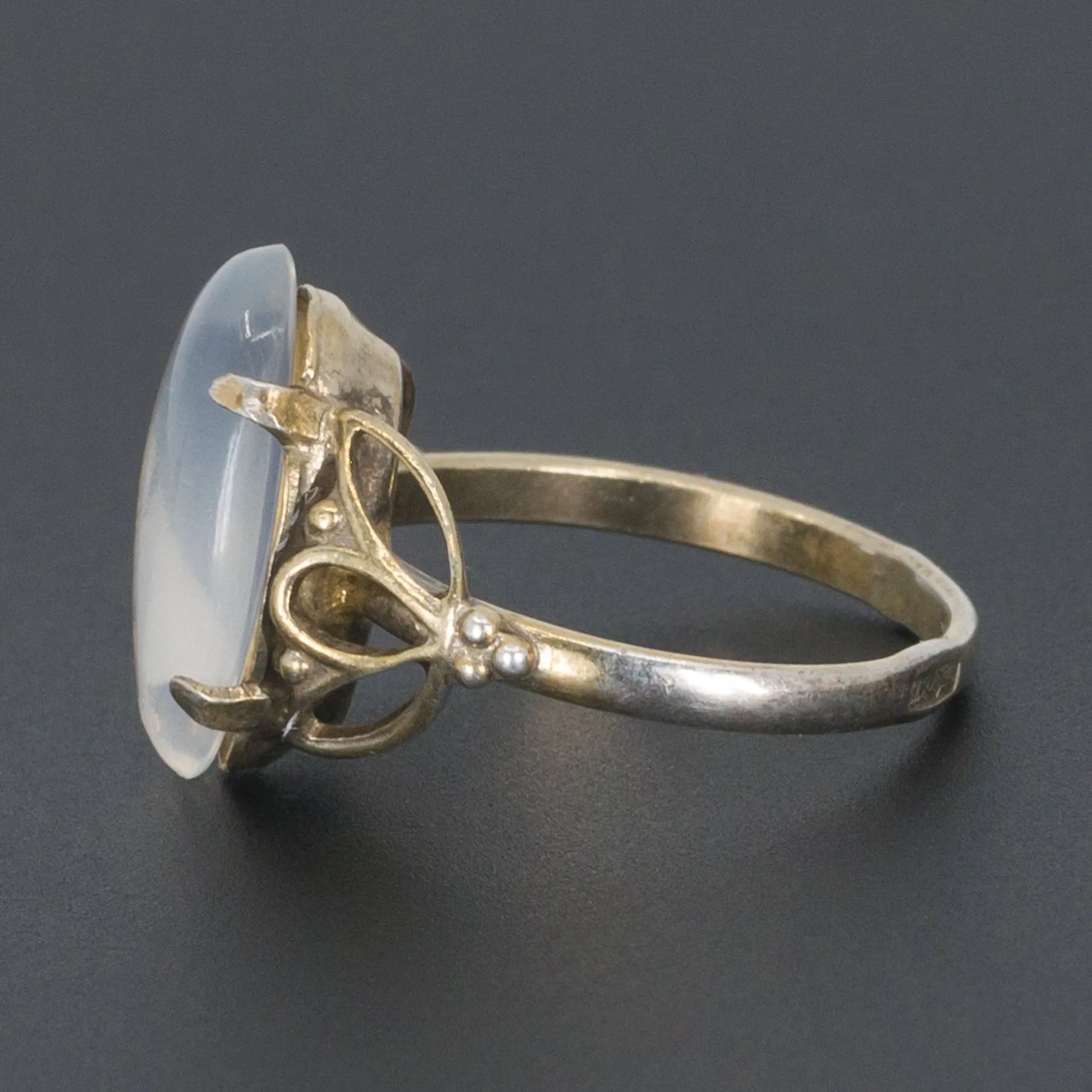 Moonstone Ring | Soviet Moonstone Ring