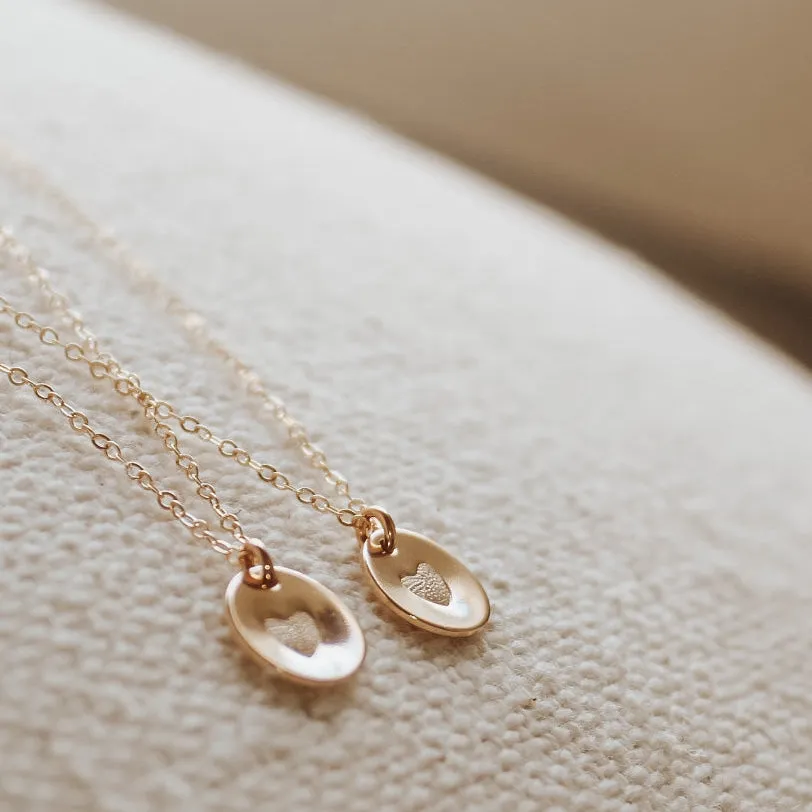 Mother Daughter Necklace Set