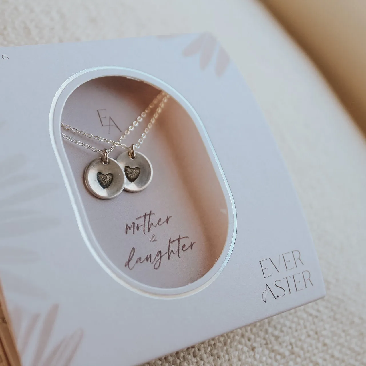 Mother Daughter Necklace Set