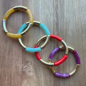 MULTIPLE COLORS: Color Block Bracelets