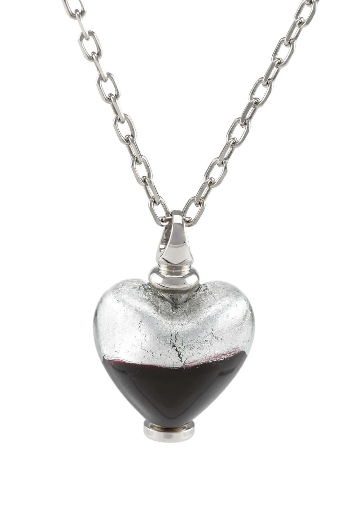 Murano Glass Heart Urn - 'Eternal Promise'