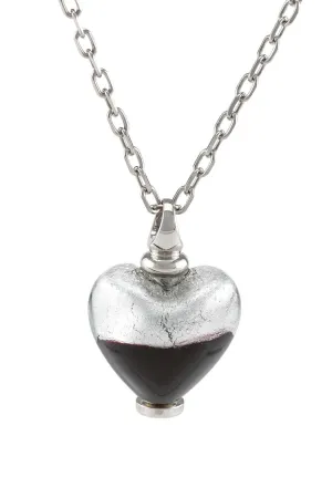 Murano Glass Heart Urn - 'Eternal Promise'