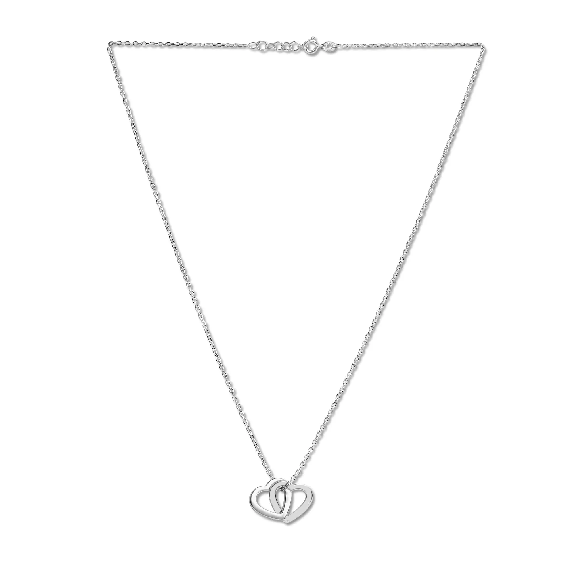 Mysha Personalized Couples Heart Pendant