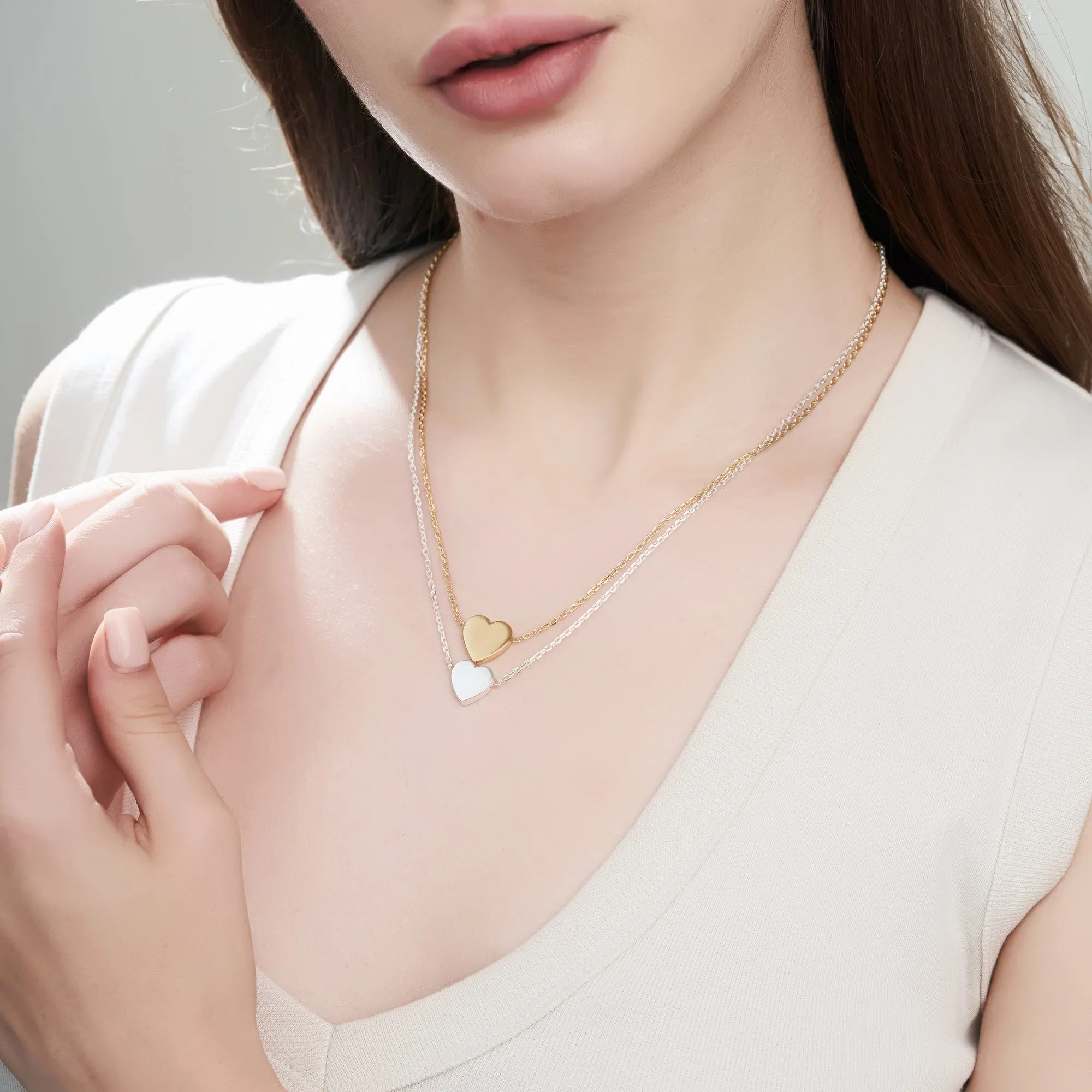 Mysha Personalized Single Serenade Initial Heart Pendant