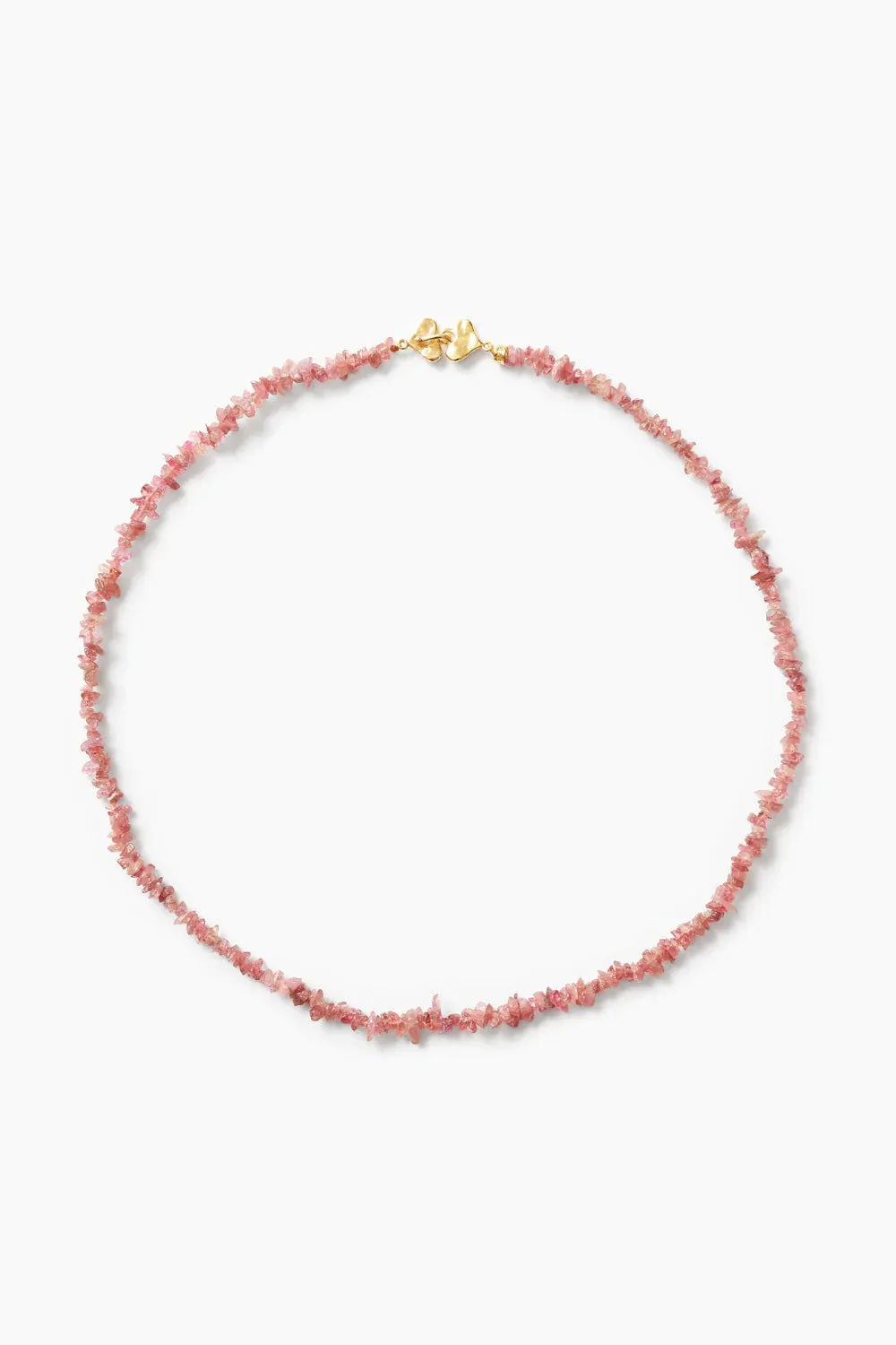 NG14608LQ- pink tourmaline merida necklace