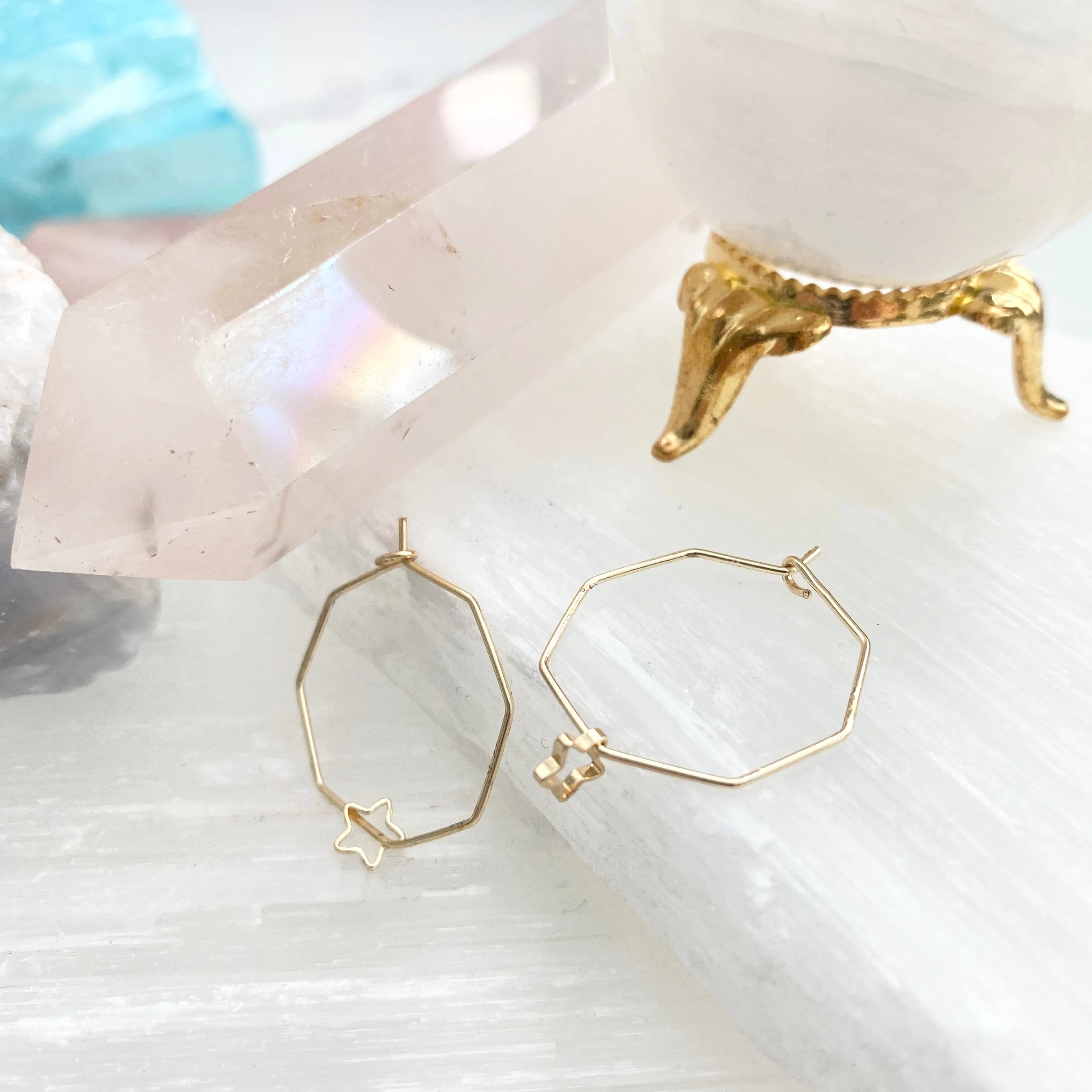Octagon Hoops With Stars